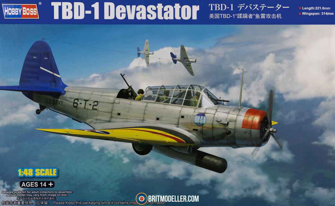 HobbyBoss 1/48 TBD-1 Devastator (81783)