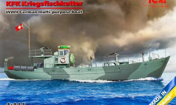 ICM 1/144 KFK Kriegsfischkutter WWII German multi-purpose boat (S.012)