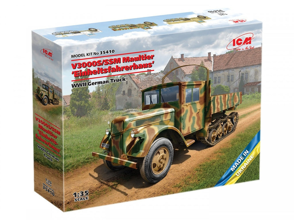 ICM 1/35 WWII German Truck V3000S/SSM Maultier 'Einheitsfahrerhaus' (35410)
