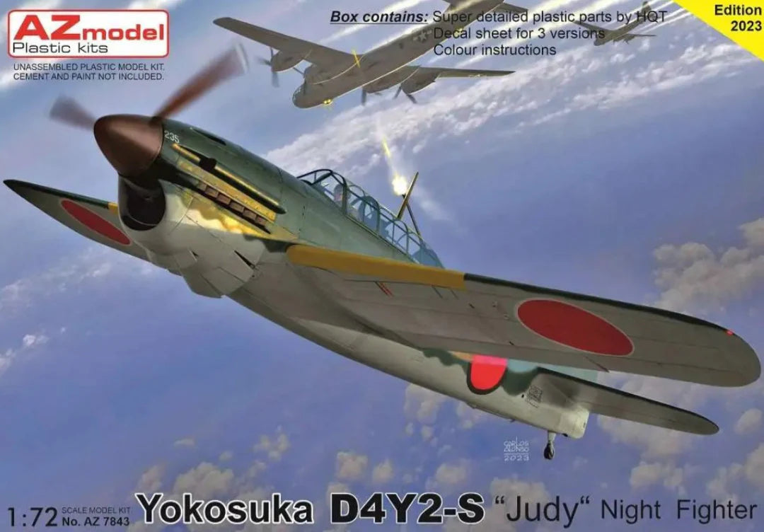 AZmodel 1/72  Yokosuka D4Y2-S "Judy“ Night Fighter (AZ 7843)