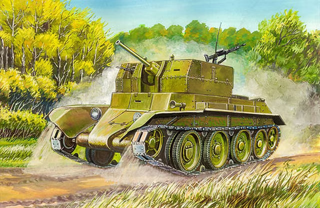 UM 1/72 Artillery Self-Propelled Mount Based on the BT-7 Tank (With L-11 Tank Gun) (697)