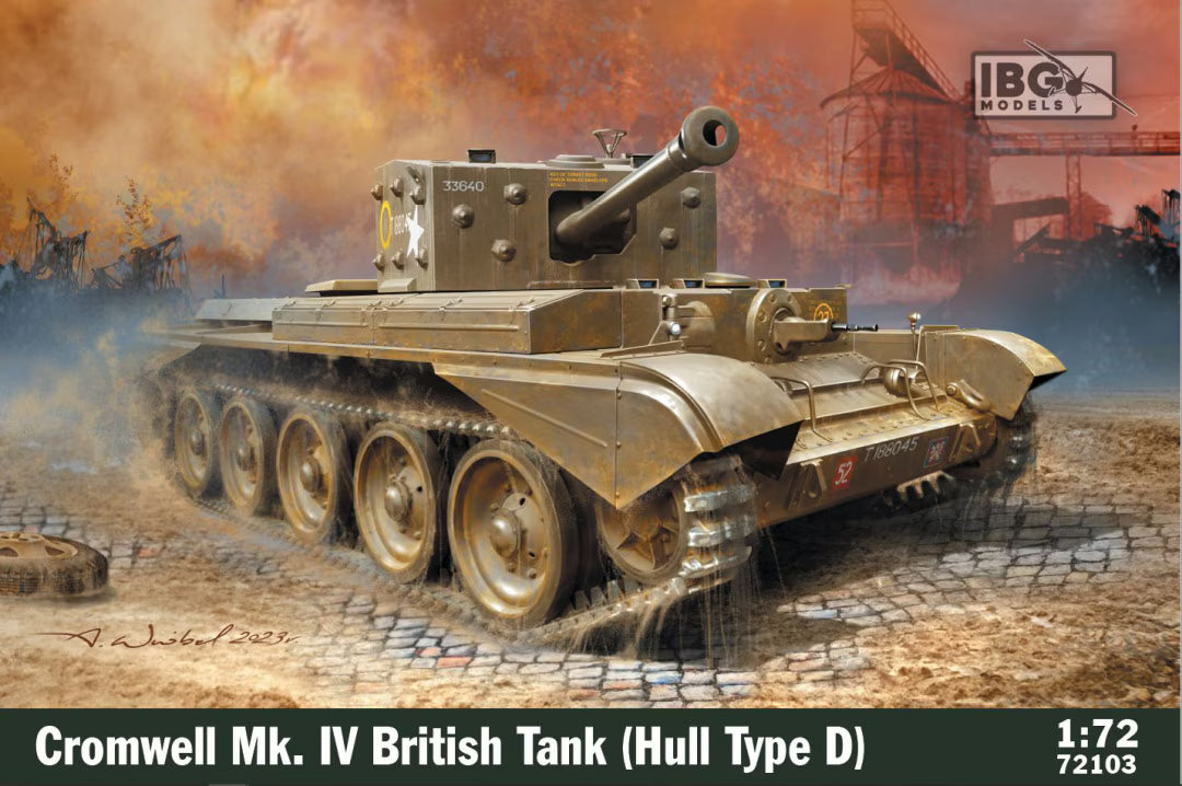 IBG 1/72 Cromwell Mk.IV British Tank (Hull Type D) (72103)