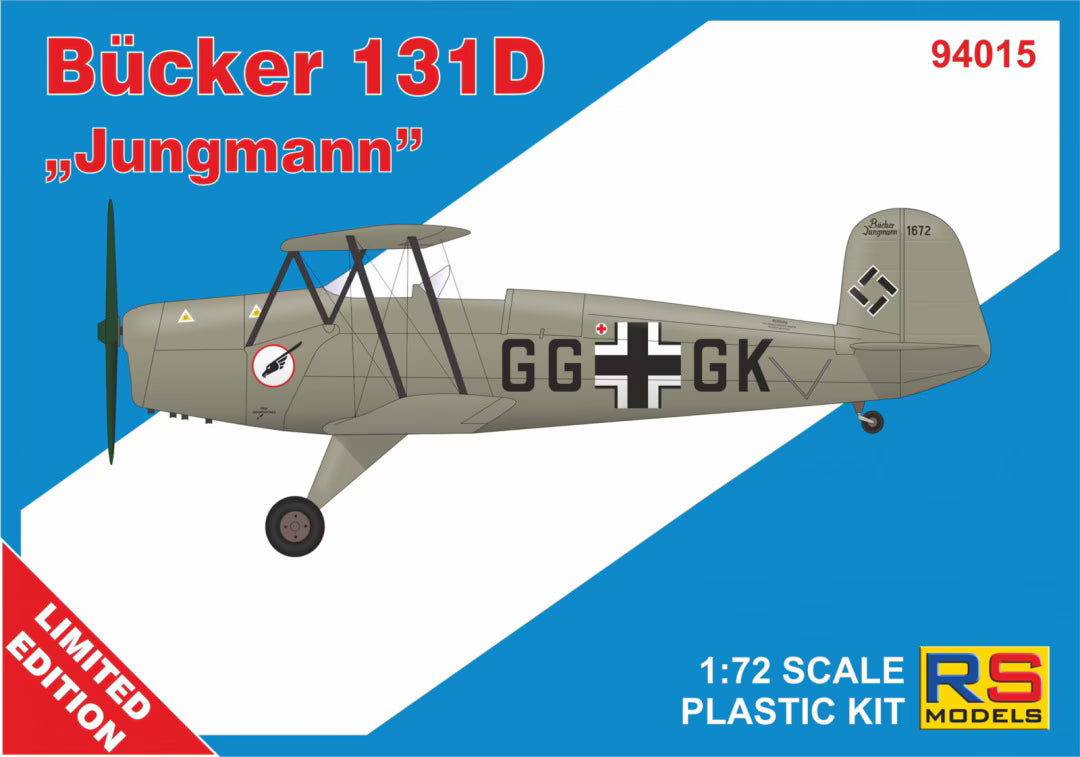 RS Models 1/72 Bücker 131D "Jungmann" Limited Edition (94015)