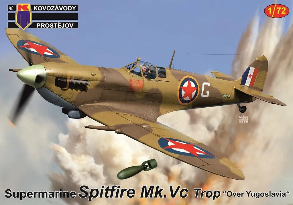 KP Models 1/72 Supermarine Spitfire Mk.Vc "Over Yugoslavia" (KPM0418) — New — Aircraft, Military