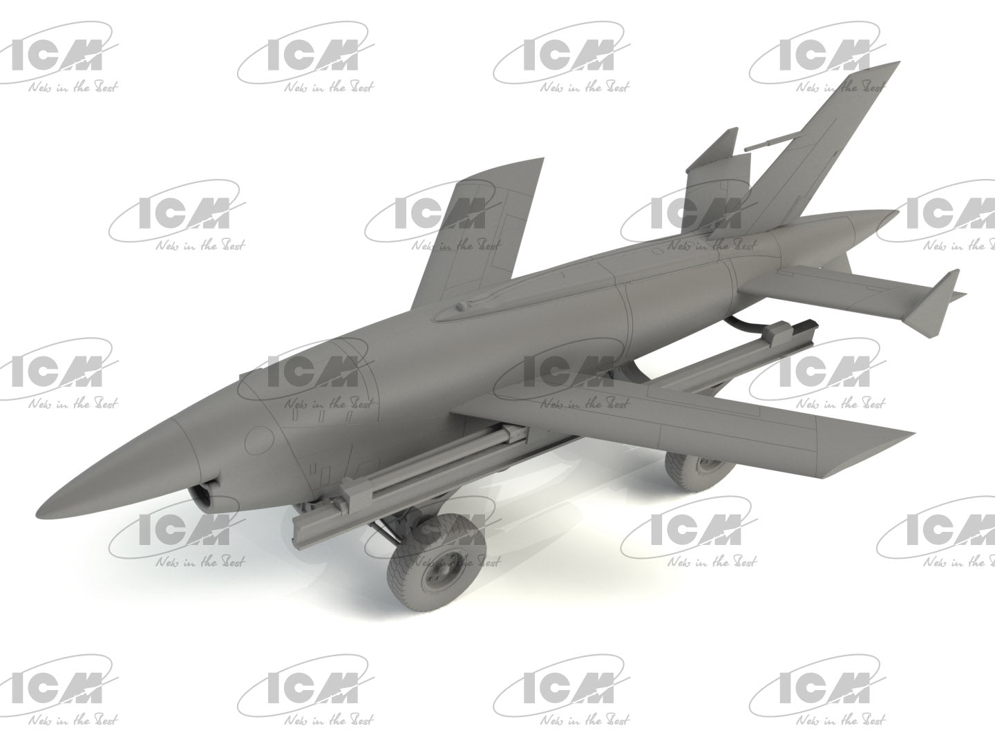 ICM 1/48 BQM-34A (Q-2C) Firebee with Trailer (48401)