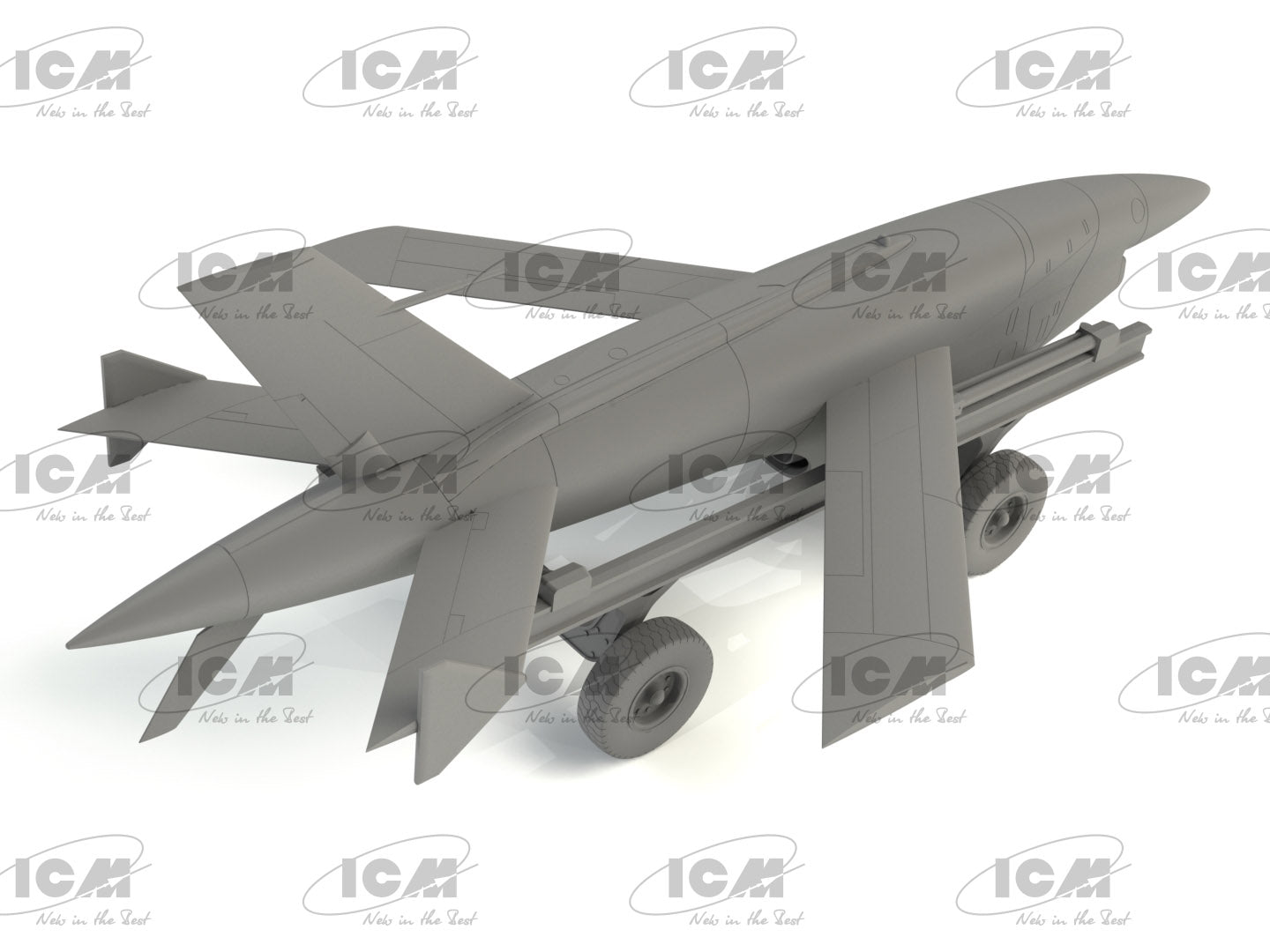 ICM 1/48 BQM-34A (Q-2C) Firebee with Trailer (48401)