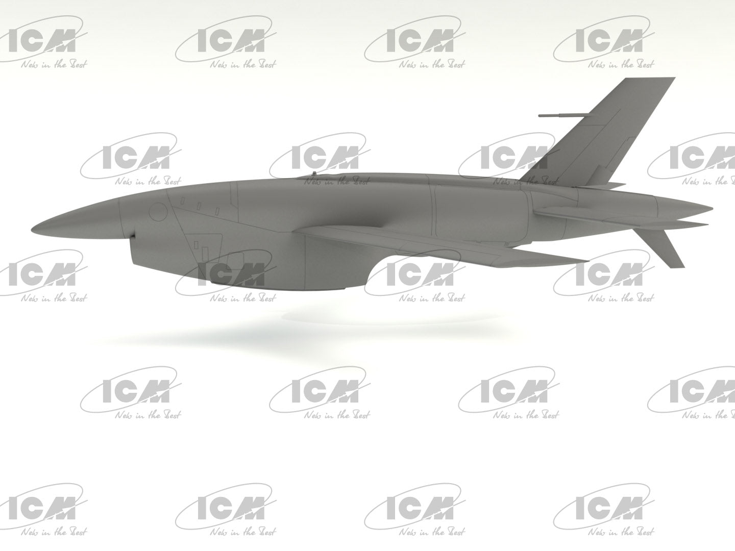 ICM 1/48 BQM-34A (Q-2C) Firebee with Trailer (48401)