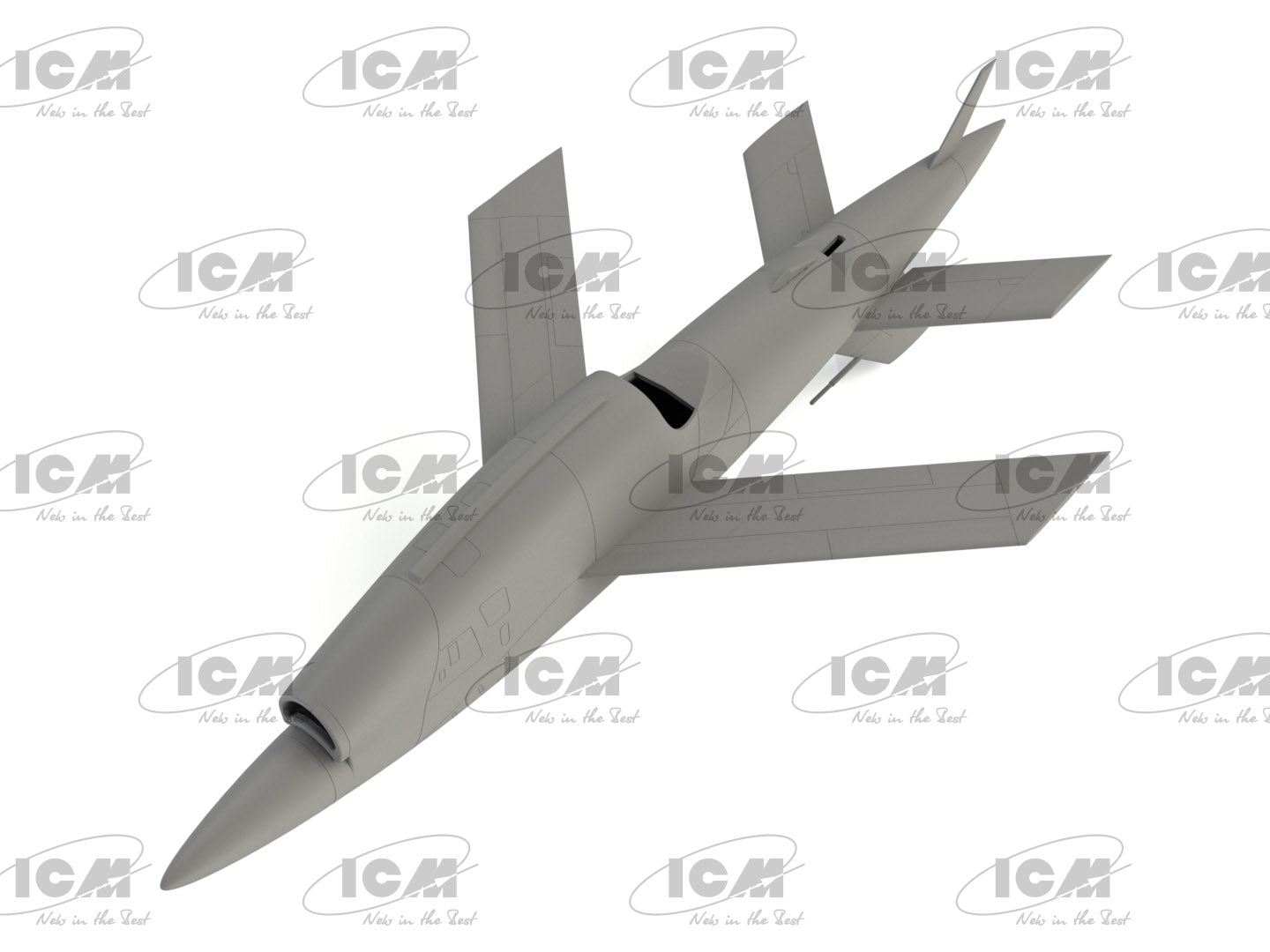 ICM 1/48 BQM-34A (Q-2C) Firebee with Trailer (48401)