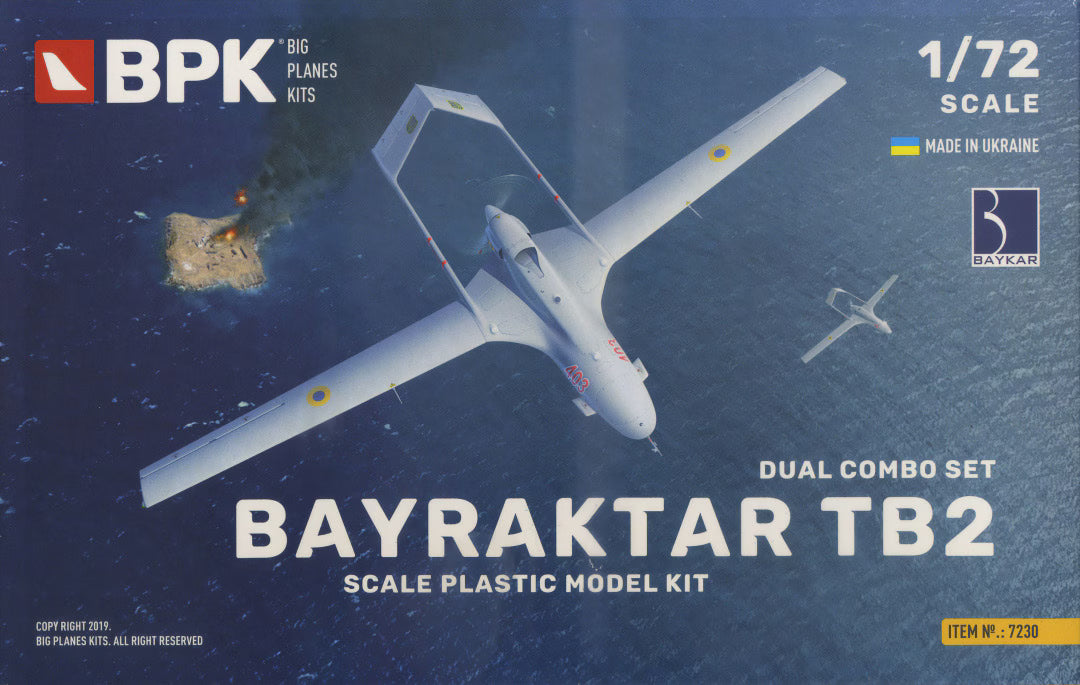 BPK 1/72  Bayraktar TB2 Dual combo set - 2 pcs (7230)