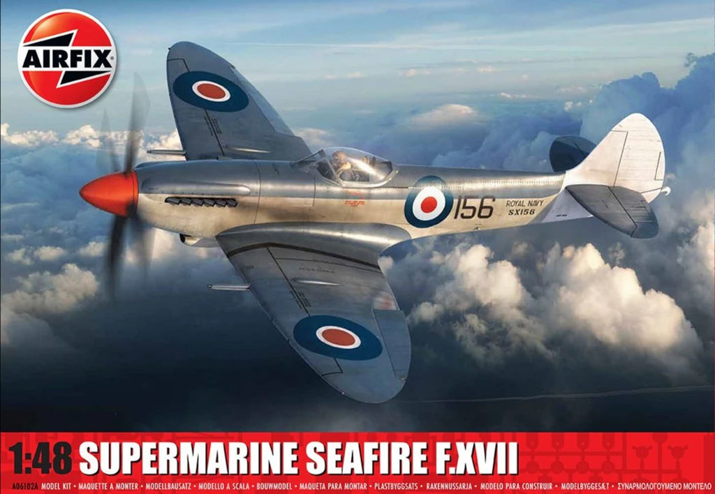 Airfix 1/48 Supermarine Seafire F.XVII (A06102A) — New — image 1 of 5