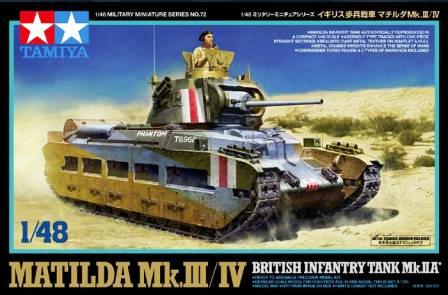 Tamiya 1/48 Matilda Mk.III/IV British Infantry Tank Mk.IIA* (32572)