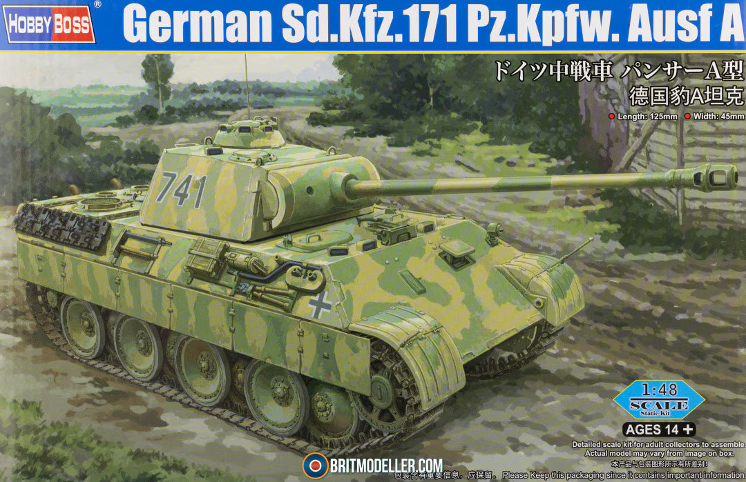 HobbyBoss 1/48 Sd.Kfz. 171 Pz.Kpfw. V Panther Ausf. A (84830)