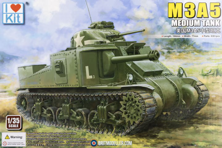I love Kit 1/35 M3A5 Medium Tank (63519)