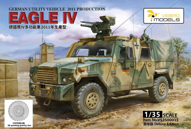 Vespid Models 1/35 German Utility Vehicle 2011 Production Eagle IV (Deluxe Edition) (VS350001S)