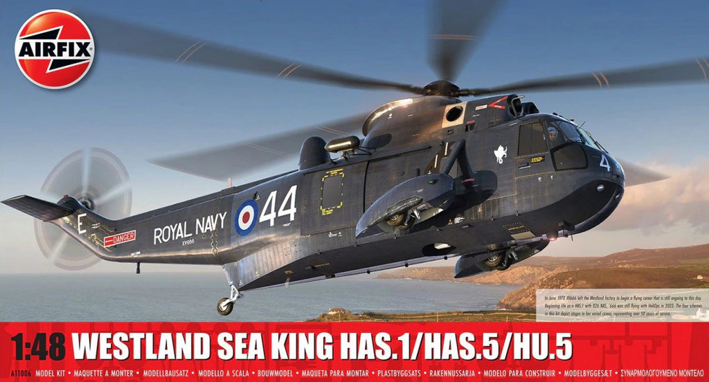 Airfix 1/48 Westland Sea King HAS.1/HAS.5/HU.5 (A11006) — New — image 1 of 6