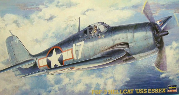 Hasegawa 1/48 F6F-3 Hellcat "USS ESSEX" (09134)