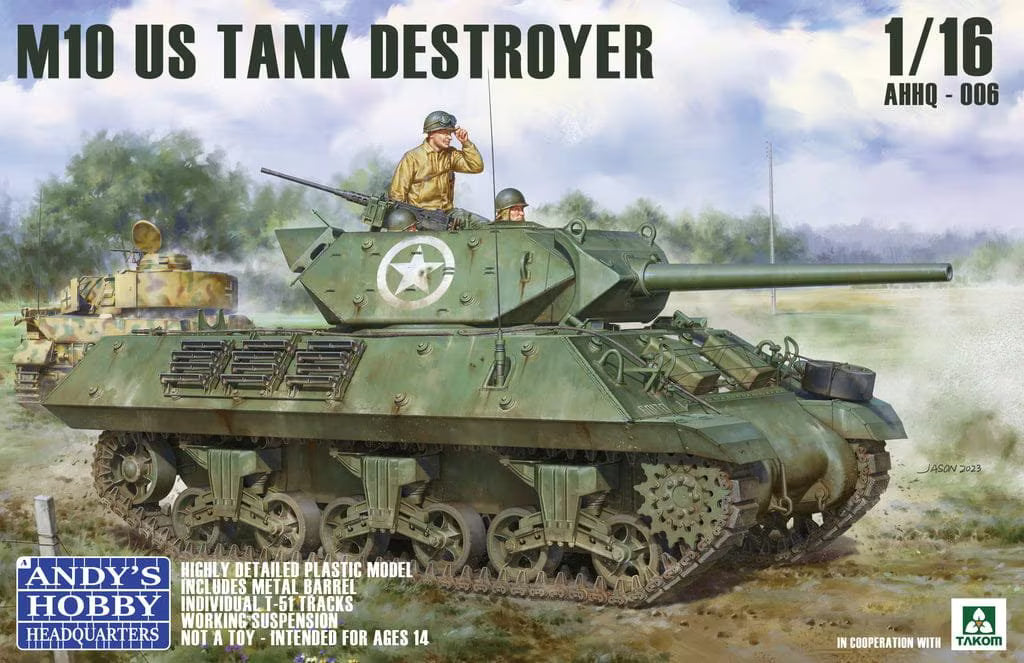 Andy's Hobby Headquarters 1/16 M10 US Tank Destroyer (AHHQ-006)