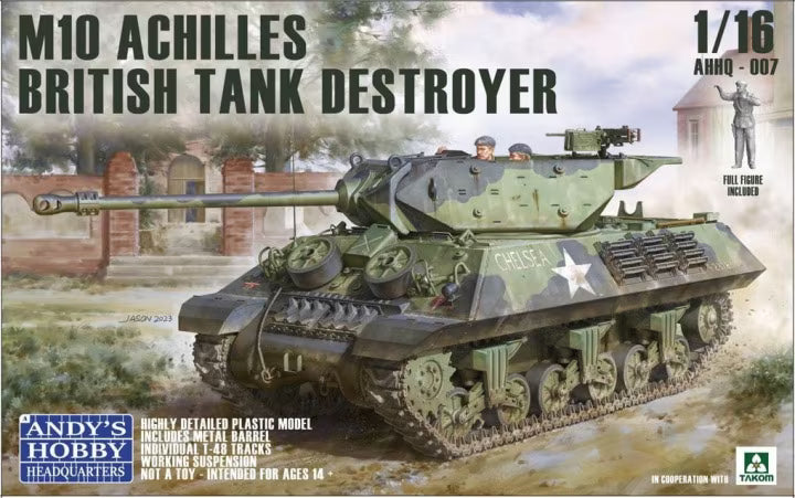 Andy's Hobby Headquarters 1/16 M10 Achilles British Tank Destroyer (AHHQ-007)