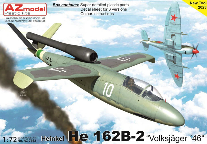 AZmodel 1/72 Heinkel He 162B-2 “Volksjäger 46” (AZ 7852)
