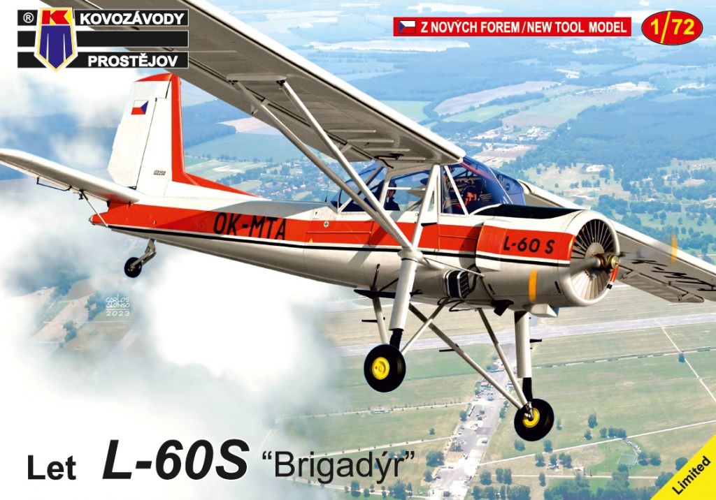 KP Models 1/72 Let L-60S "Brigadýr" (KPM0384) — New — Aircraft, Military