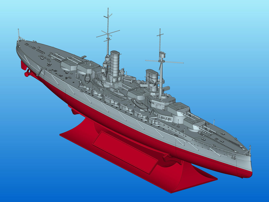 ICM 1/700 WWI German Battleship Kronprinz Full Hull (S.016) — New — image 4 of 5