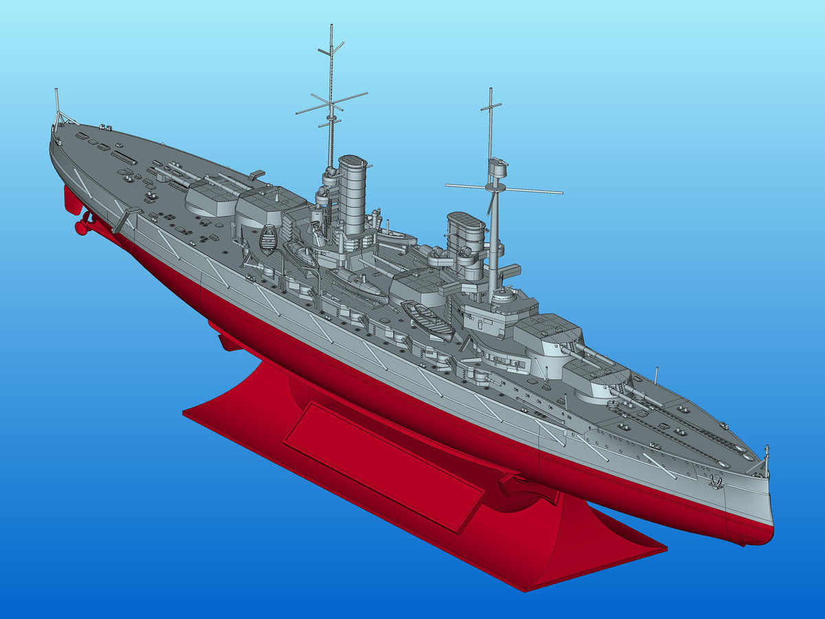ICM 1/700 WWI German Battleship Kronprinz Full Hull (S.016) — New — image 4 of 5