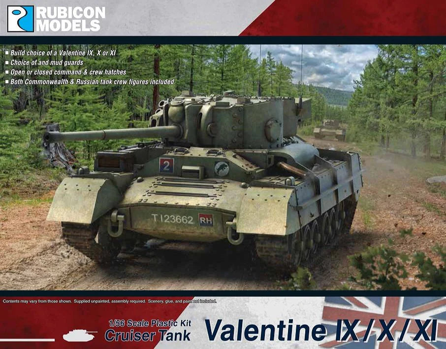 Rubicon Models 1/56 Cruiser Tank Valentine IX / X / XI (280098)