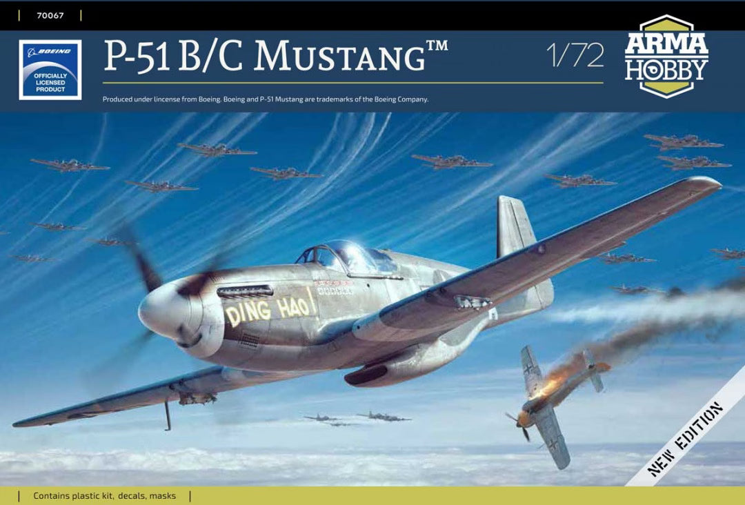 Arma Hobby 1/72 P-51 B/C Mustang (70067)