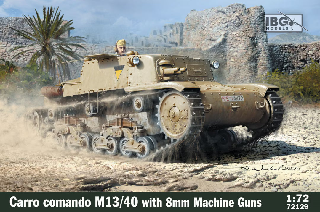 IBG 1/72  Carro Comando M13/40 with 8mm Machine Guns (72129)
