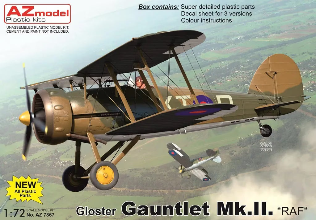 AZmodel 1/72 Gloster Gauntlet Mk.II "RAF" (AZ 7867) — New — zero-stock — image 1 of 2