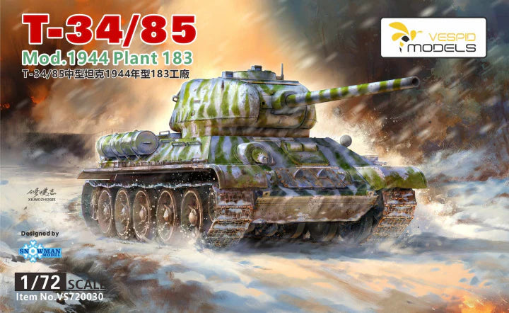 Vespid Models 1/72 T-34/85 Mod.1944 Plant 183 (VS720030)