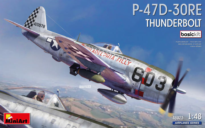 MiniArt 1/48 P-47D-30RE Thunderbolt Basic Kit (48023)