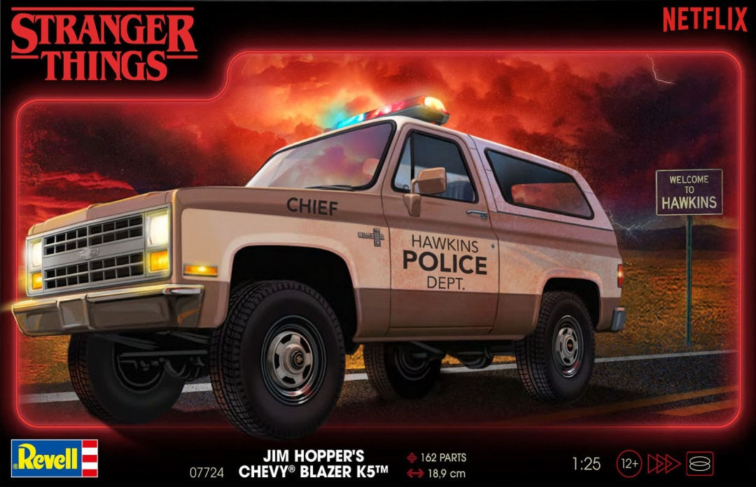 Revell 1/24 Stranger Things Jim Hopper's '85 Chevy Blazer K5 (07724)