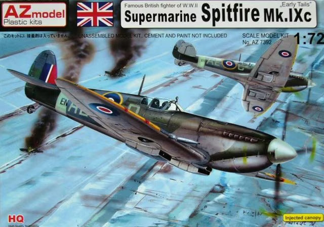 AZmodel 1/72 Supermarine Spitfire Mk.IXc Early (AZ 7392)