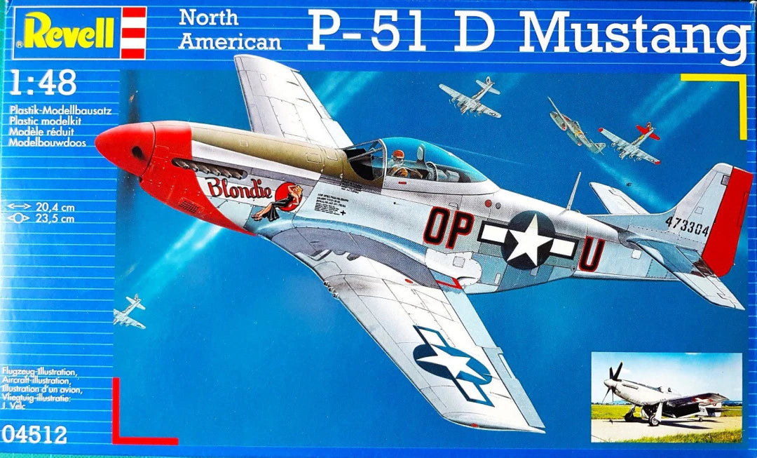 Revell 1/48 North American P-51 D Mustang (04512)