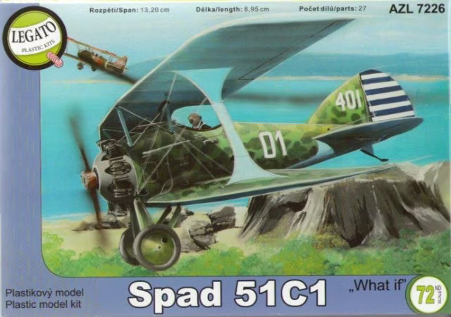 Legato 1/72 Spad 51C1 (AZL 7226)