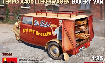 MiniArt 1/35 Tempo A400 Lieferwagen. Bakery Van (38066)