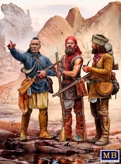 Master Box Ltd 1/35 The Mohicans Indian Wars series, the XVIII century Kit N°5 (MB35232)