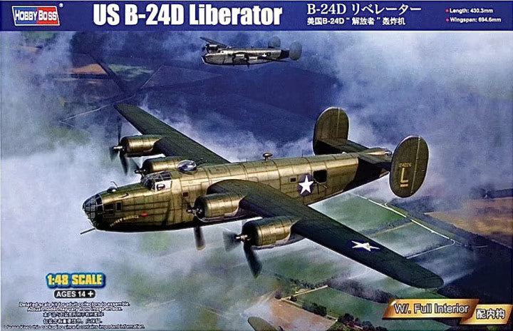 HobbyBoss 1/48 US B-24D Liberator (81775)