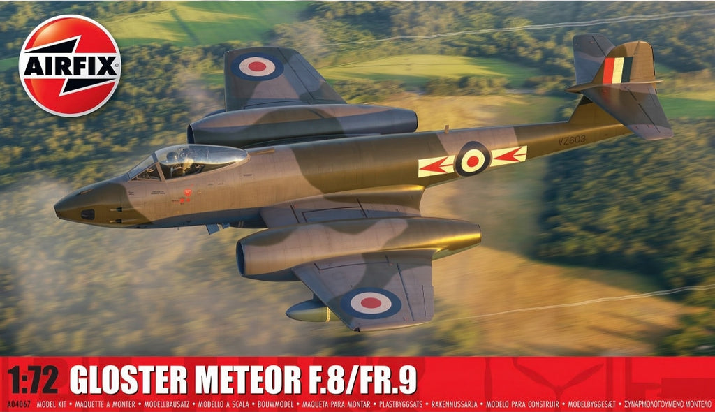 Airfix 1/72 Gloster Meteor F.8/FR.9 (A04067)