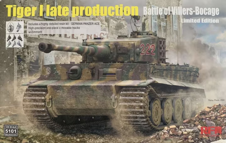 Rye Field Model 1/35 Tiger I Late Villers-Bocage Limited Edition (RM-5101)