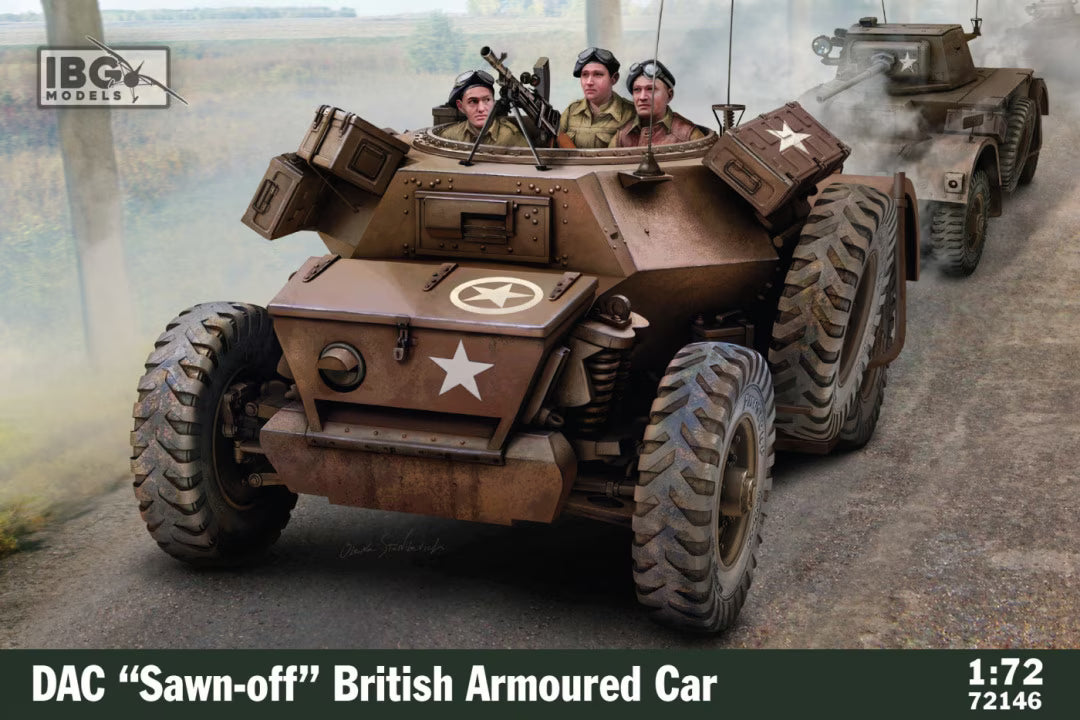 IBG 1/72  British Daimler Armoured Car "Sawn-Off" (72146)