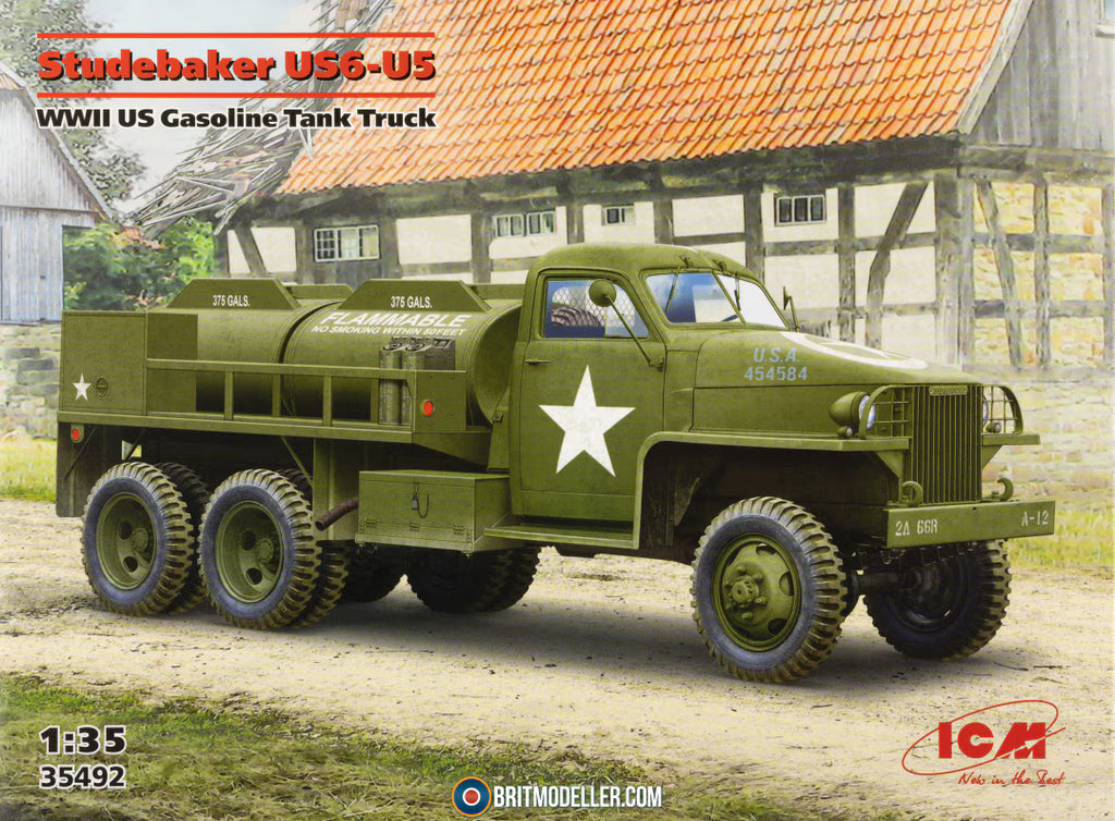ICM 1/35 Studebaker US6-U5 WWII US Gasoline Tank Truck (35492)