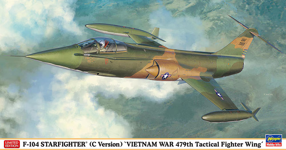 Hasegawa 1/72  F-104 Starfighter (C Version) 'Vietnam War 479th Tactical Fighter Wing' (07533)