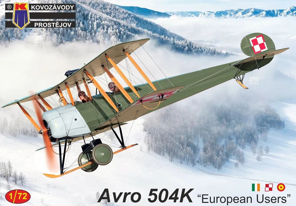 KP Models 1/72 Avro 504K "European Users" (KPM0465) — New — Aircraft, Military, WWI