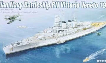 Trumpeter 1/700 Italian Navy Battleship RN Vittorio Veneto 1940 (05779)