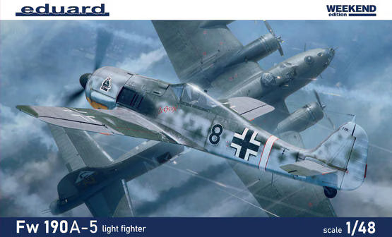 Eduard 1/48 Focke-Wulf Fw 190A-5 Light Fighter Weekend Edition (84118) — New — 1/48 Scale, Aircraft, World War Two — image 1 of 10