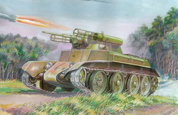 UM Military Technics 1/72 Tank RBT-7 With Rocket Launcher For RS-132 (703)