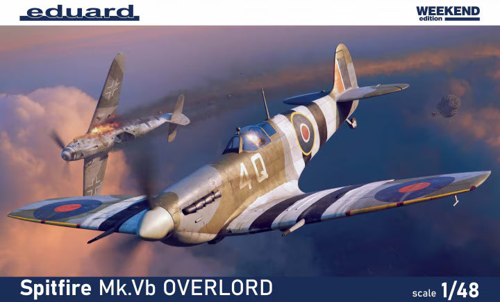 Eduard 1/48 Weekend Edition Spitfire Mk.Vb Overlord (84200) — New — image 1 of 10