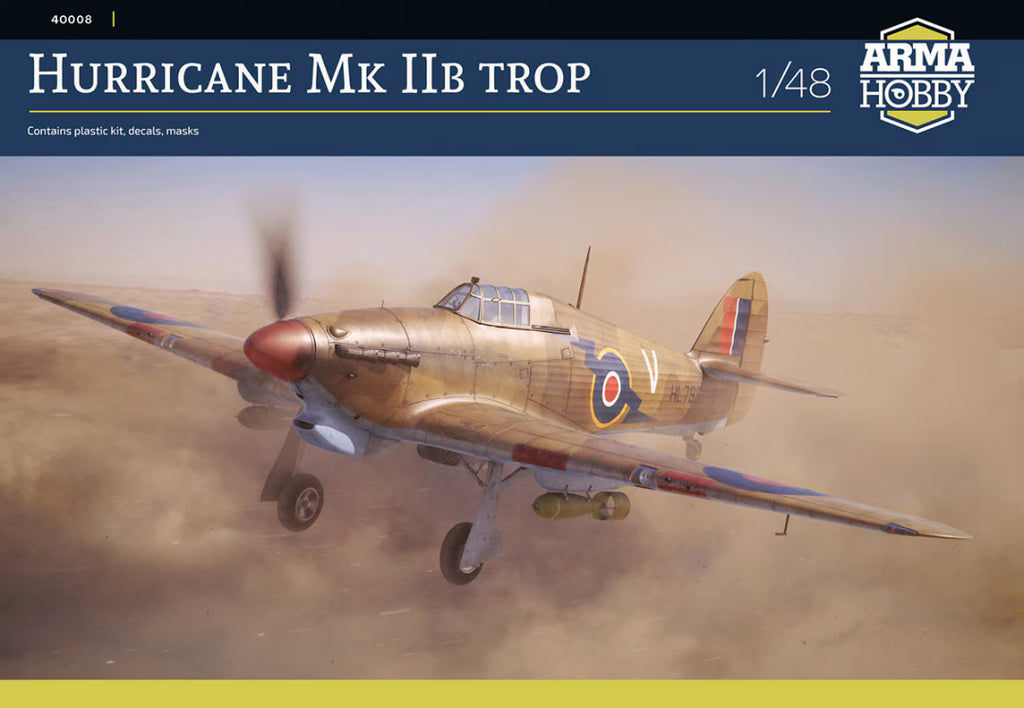 Arma Hobby 1/48 Hurricane Mk IIB Trop (40008) — New — image 1 of 10